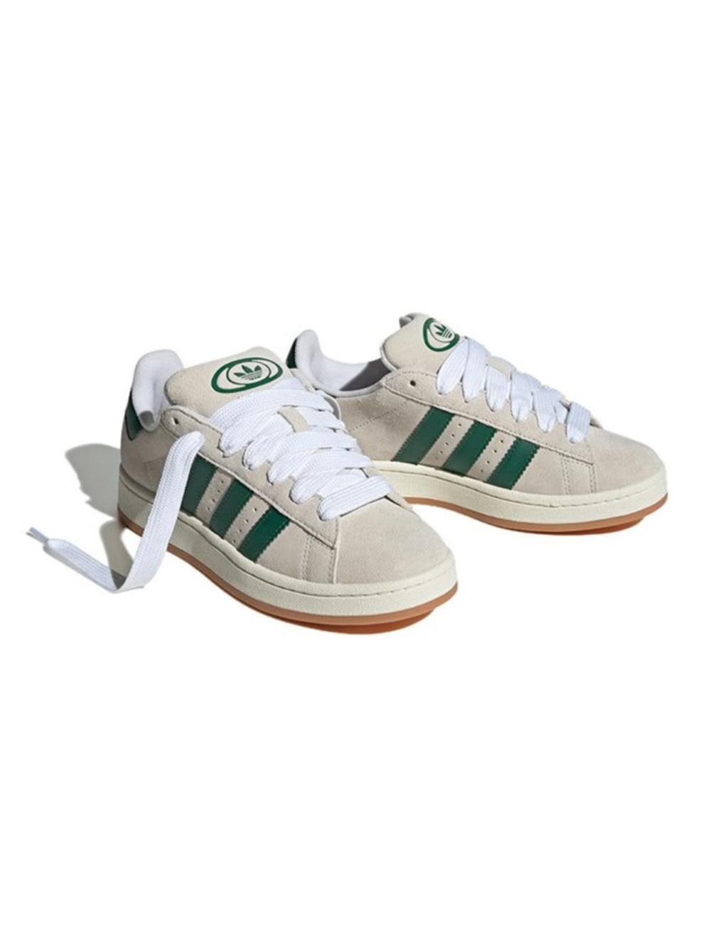 Adidas Campus 00s Crystal White Dark Green Shoes / READ SIZE 🚨